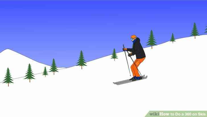 Image intitulée Faire un 360 sur des Skis à l